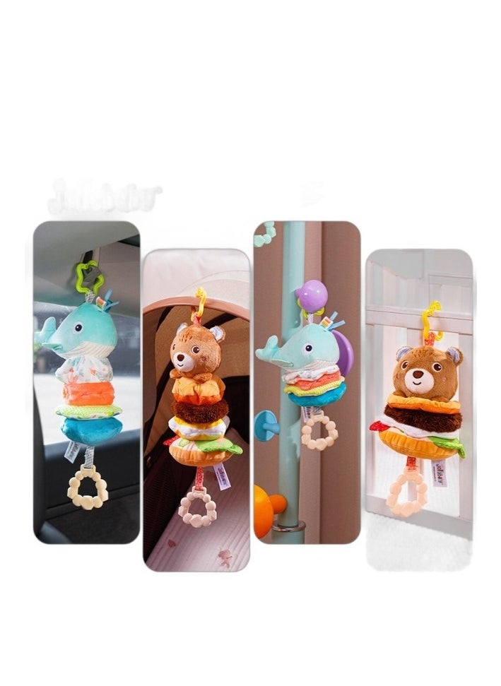 Jollybaby - Baby Music Bell Pendant - Baby Cart Wind Chime Soothing Toy - Bedhead Bell Car Pendant - Image 1