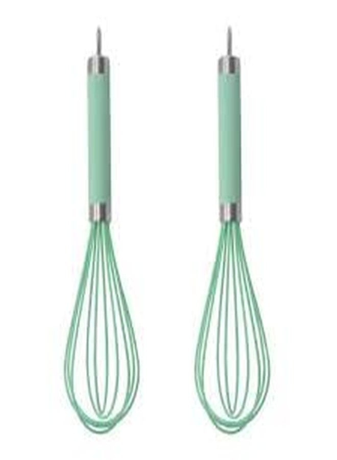 HEBEZON Foldable Plastic Whisk Beater Hand Blender Mixer Froth Whisker Latte Maker for Milk Coffee Egg Plastic Spiral Whisk Plastic Coil (Pack of 2 pcs). - Image 2