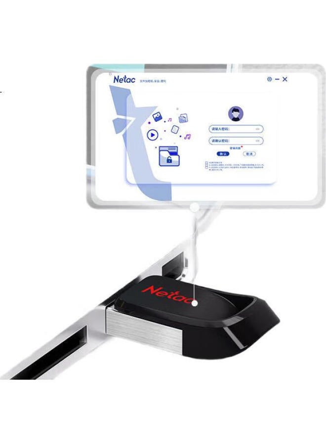 Netac 128Gb Usb3.2 Um3 Car Music High-Speed Transmission Flash Drive With Built-In Encryption Software For Secure Backup - Image 1