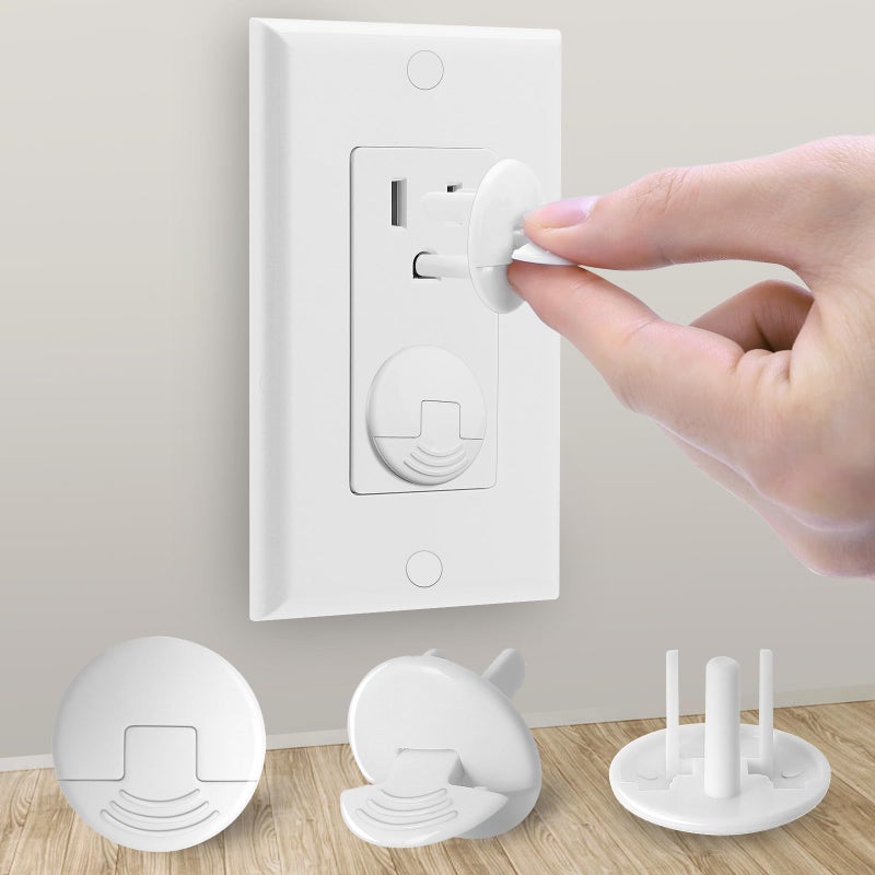 Outlet Covers Baby Proofing White PRObebi 38 Pack Plug Covers for Electrical Outlets Child Proof Socket Covers Baby Safety Products for Home Office Easy Insatllation Protect Babies