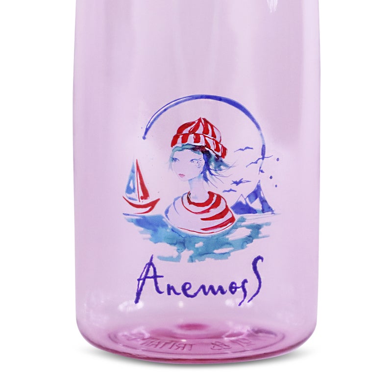 Anemoss Water Bottle 600ml 20.2oz, Sailor Girl Tritan BPA Free, Healthy and Exclusive Design, Multi-functional and Durable Beverage Bottle, Ideal for Sports and Travel, Leakproof Design, Pink Color - Image 3
