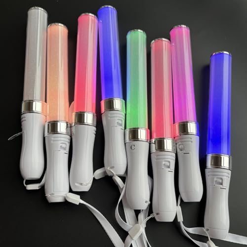 HOUSON 3 Pcs LED Concert Light Stick, 15 Colors Flash Stick Light Stick Fluorescent Stick for Wedding, Raves, Party,New Years Eve,Gifts,Easter,Birthday - Image 5