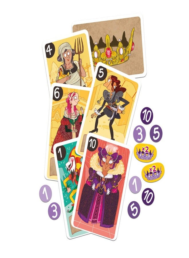 Devir - Regine Card Game, Strategic Bluffing & Betting Game with Court Intrigue Theme, Family Strategy Card Game, Ages 10+, 2–4 Players, Playtime 30, Multi-Language - Image 3