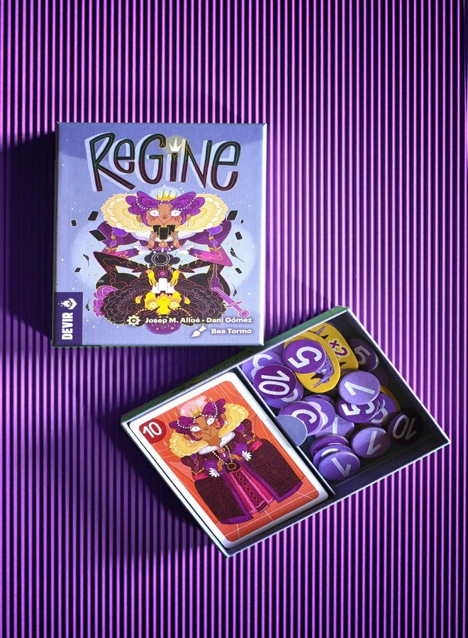Devir - Regine Card Game, Strategic Bluffing & Betting Game with Court Intrigue Theme, Family Strategy Card Game, Ages 10+, 2–4 Players, Playtime 30, Multi-Language - Image 5