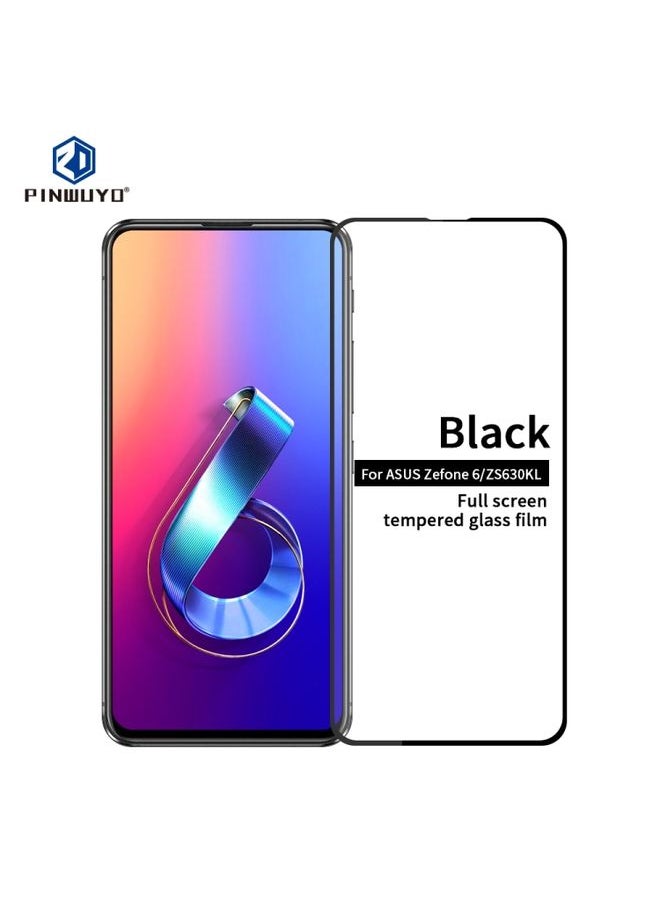 PINWUYO Screen Protector PINWUYO 9H 2.5D Full Glue Tempered Glass Film for ASUS Zenfone 6/ ZS630KL 