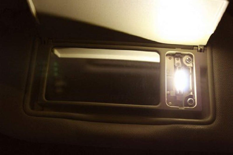 iJDMTOY 3-SMD 29mm 6614F Replacement Bulbs Compatible With Car Sun Visor Vanity Mirror Lights, Warm White - Image 5