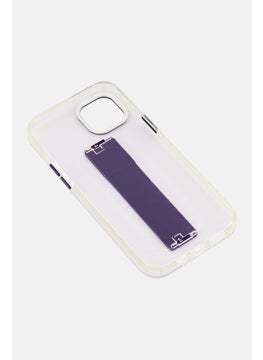 LEVELO iPhone 14 Plus Graphia IMD Clear Case With Extra Grip Phone Case, Transparent  - Image 3