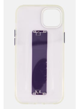 LEVELO iPhone 14 Plus Graphia IMD Clear Case With Extra Grip Phone Case, Transparent  - Image 2