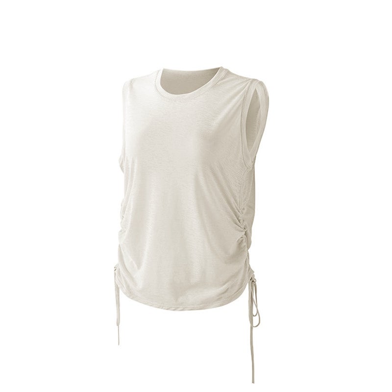 Women's Sleeveless Loose Yoga Top - Breathable Quick Dry Training Top - Image 5
