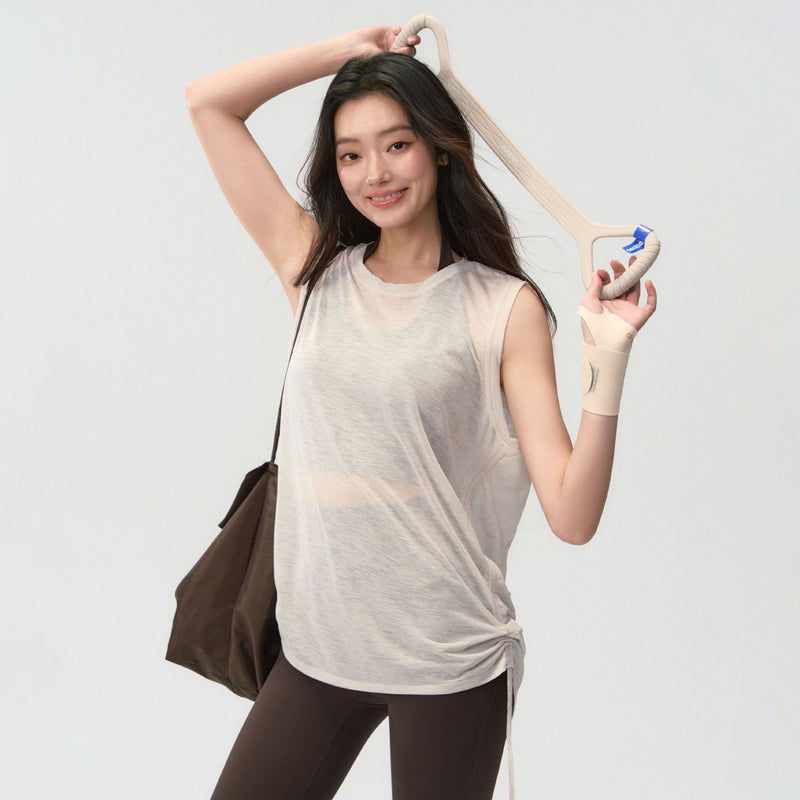 Women's Sleeveless Loose Yoga Top - Breathable Quick Dry Training Top - Image 4