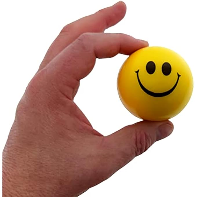 Dondor Smile Face Stress Balls (12 Piece Pack) - Image 2