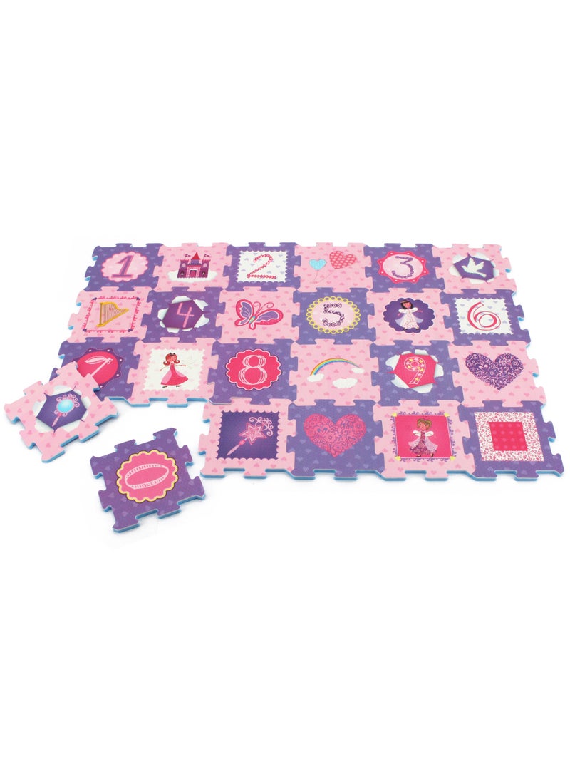 Sunta Sunta - Fairy Princess & Numbers Puzzle Mat 24pcs  - Image 4