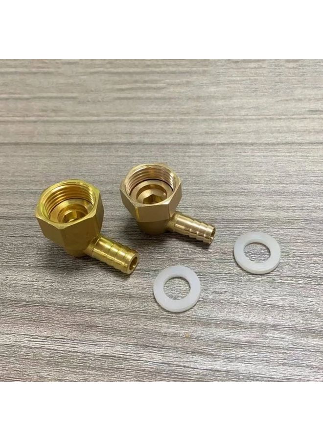 Right Angle Elbow 10mm 8mm Quick Connect Threaded Fittings Metal A10 Model - Image 4