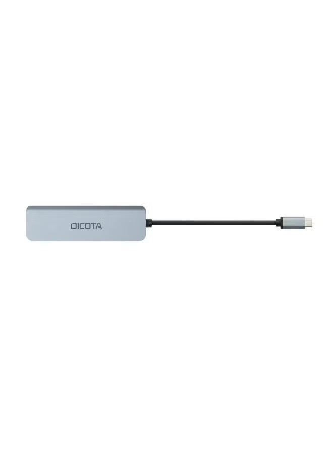 ديكوتا موزع فيديو DICOTA USB-C 5 في 1، بدقة 4K، شحن 100 واط PD، موديل D32060 - Image 2
