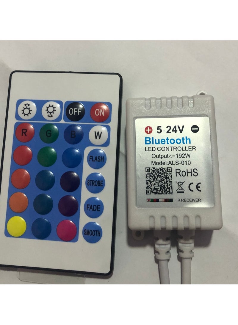 LED Strip 5050 Remote Controller Bluetooth Adapter Coremute Control, Multi, 5.0 Meter - Image 2