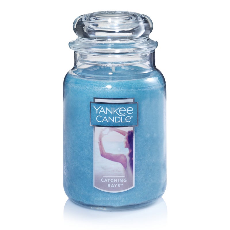 Yankee Candle Catching Rays Scented Classic 22oz Large Jar Single Wick Candle Over 110 Hours of Burn Time