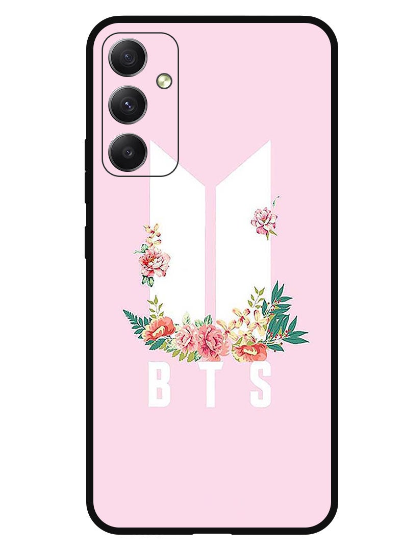 Theodor Protective Case Anti Scratch Shock Proof Bumper Cover For Samsung Galaxy M34 5G BTS floral - Image 1