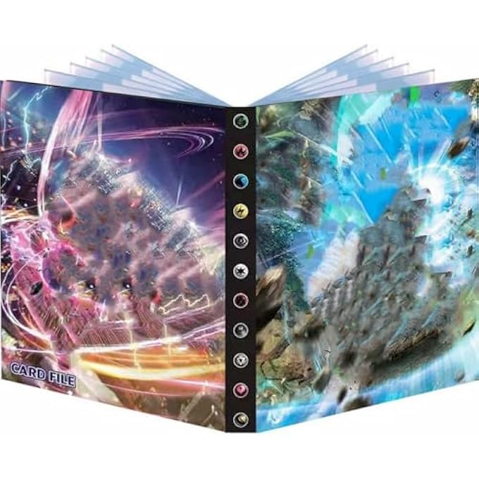 Pokemon 120PCS ALBUM PLAYING GAME CARD HOLDER BINDER CARTOON ANIME MAP CARD BOOK FOLDER LOADED LIST COLLECTION KIDS BOY TOY GIFT（4 POCKET/ 30PAGES) - Image 1