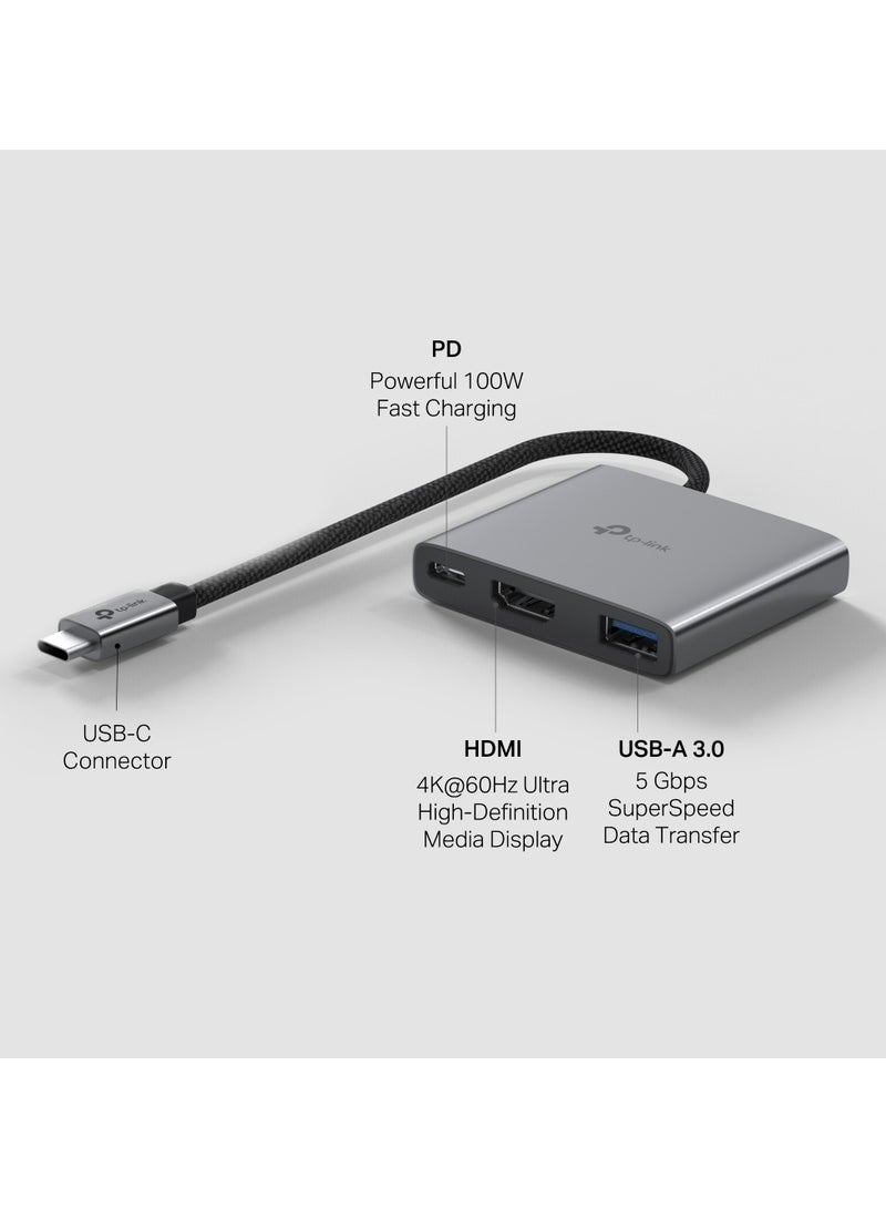 Tp-link Tl USB Type-C 3 in 1 Hub - Image 3