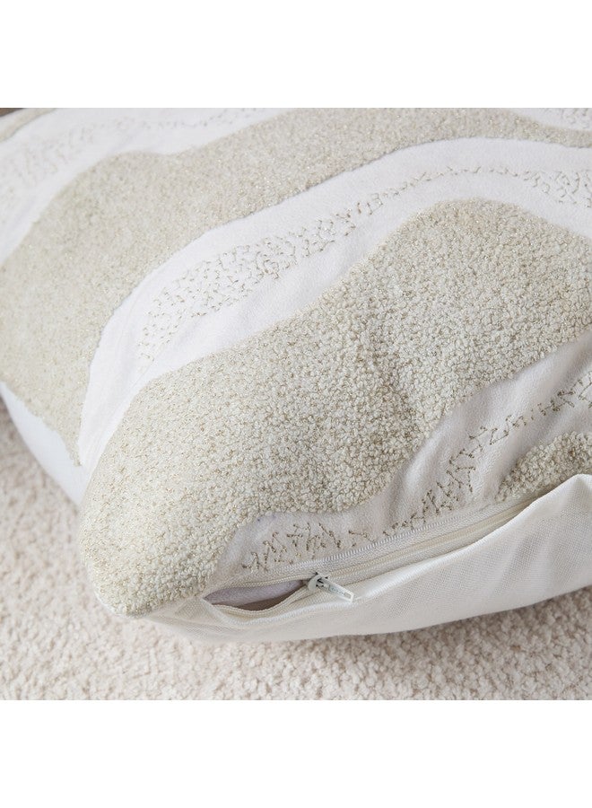 Home Box Petra Modern Beaded Filled Cushion 45 x 45 cm  - Image 3
