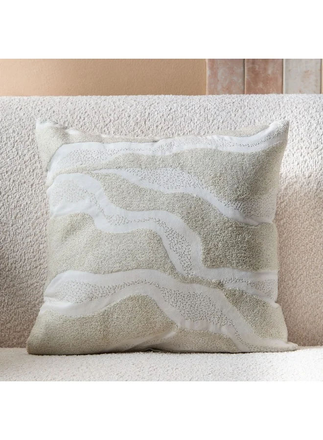 Home Box Petra Modern Beaded Filled Cushion 45 x 45 cm