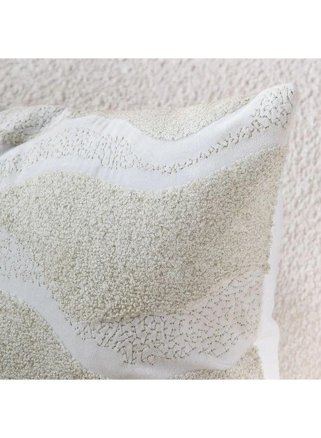 Home Box Petra Modern Beaded Filled Cushion 45 x 45 cm