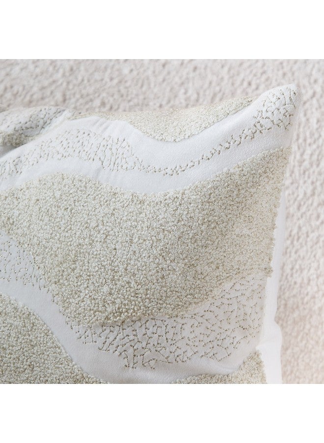 Home Box Petra Modern Beaded Filled Cushion 45 x 45 cm  - Image 2