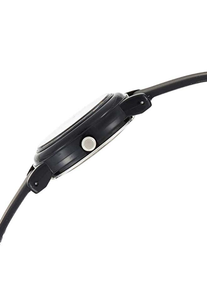 كاسيو ساعة يد كوارتز بعقارب وسوار من الراتينج طراز LQ-139EMV-9ALDF - 24 مم - لون أسود نساء - Image 5
