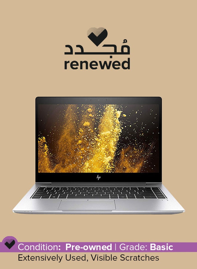 HP مُجدد - لابتوب إيليت بوك (2019) 840 G6 بشاشة مقاس 14 بوصة ومعالج إنتل كور i7/الجيل الثامن/ذاكرة رام سعة 16 جيجابايت/محرك أقراص SSD سعة 512 جيجابايت/بطاقة رسومات إنتل بقدرةٍ فائقة الوضوح 620 فضي - Image 1