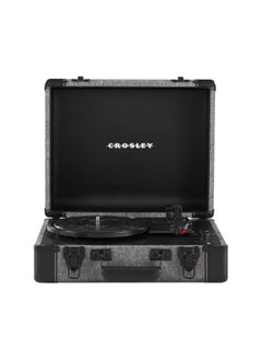 Crosley Crosley CR6019E-SMK4 Executive Vintage Bluetooth in/Out 3-Speed Portable USB Turntable Smoke  - Image 1