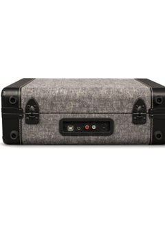 Crosley Crosley CR6019E-SMK4 Executive Vintage Bluetooth in/Out 3-Speed Portable USB Turntable Smoke  - Image 5