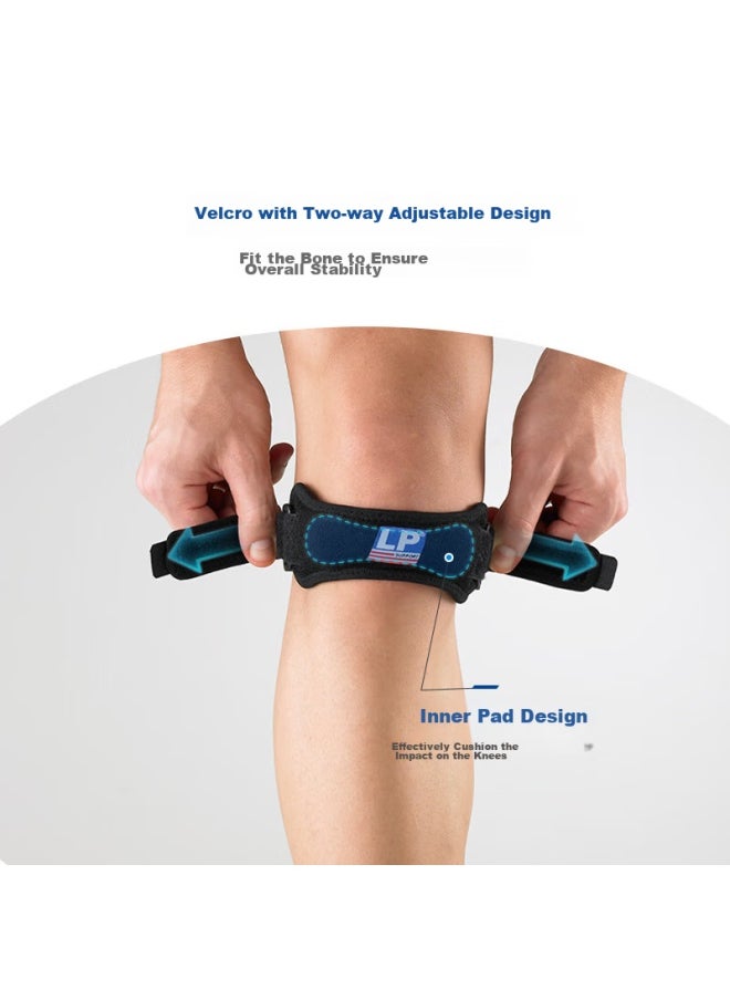 LP Lp781 Patellar Strap Knee Brace, Patellar Tendon Stabilization Compression Band, Running Sports Protection, One Size Fits All  - Image 3