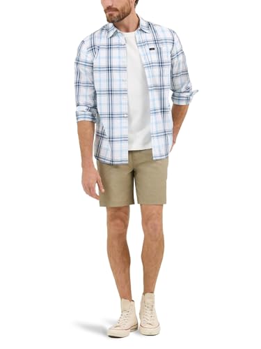 Lee Men's All Purpose Classic Fit Long Sleeve Shirt, Orion Plaid, Large - Image 3