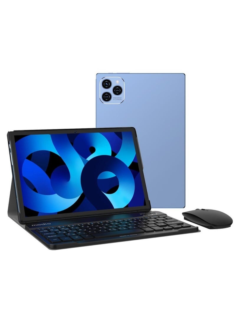 Telzeal P102 10.1-Inch Android 13 Smart Tablet | 8GB RAM + 512GB Storage | FHD Screen | 10000mAh Battery | Dual SIM 4G LTE + 5G WiFi | Slim Lightweight Design – Blue - Image 2