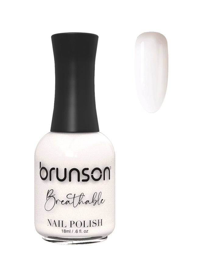 brunson Breathable Nail Polish Halal nail polish Wudu friendly Quick-Dry Vegan long lasting but easy peel off   18ml BH037 