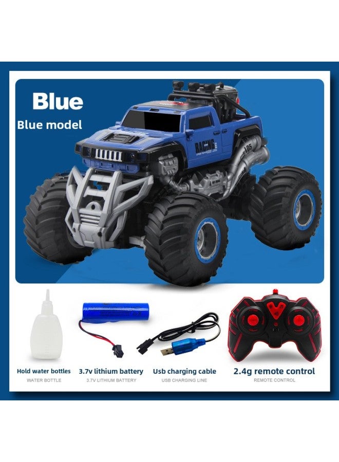 إسكدنيا سيارة تعمل بالتحكم عن بعد تعمل على شحن الرذاذ على الطرق الوعرة، لعبة موسيقى خفيفة للأولاد، سيارة تسلق وحش القدم الكبيرة - اللون: بيك اب - Image 1