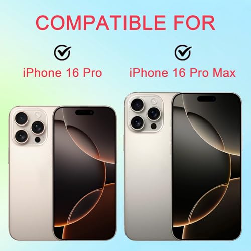 EYSOFT Phone Camera Lens Cover Compatible for Phone 16 Pro/ 16 Pro Max,Camera Lens Protector to Protect Privacy and Security,Strong Adhesive Black-2 Pack - Image 4