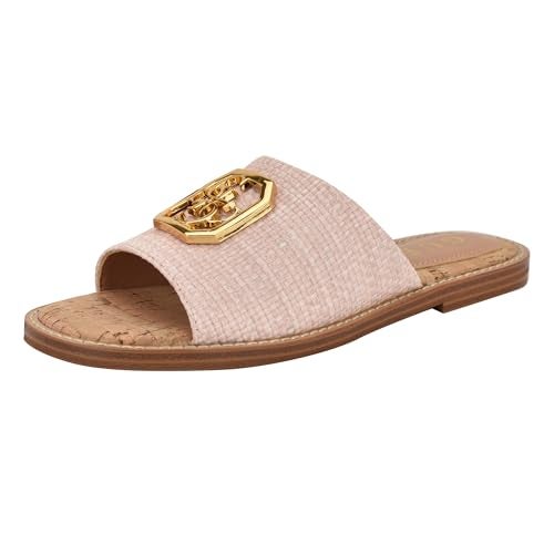 Guess Women's GRAYSIE Flat Sandal, Light Pink 680, 8 - Image 1