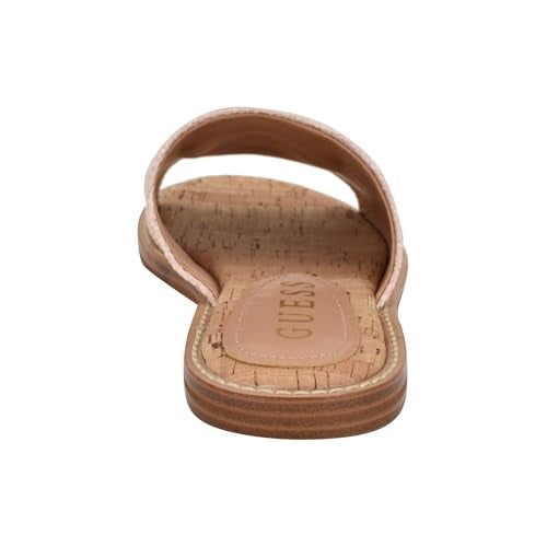 Guess Women's GRAYSIE Flat Sandal, Light Pink 680, 8 - Image 3