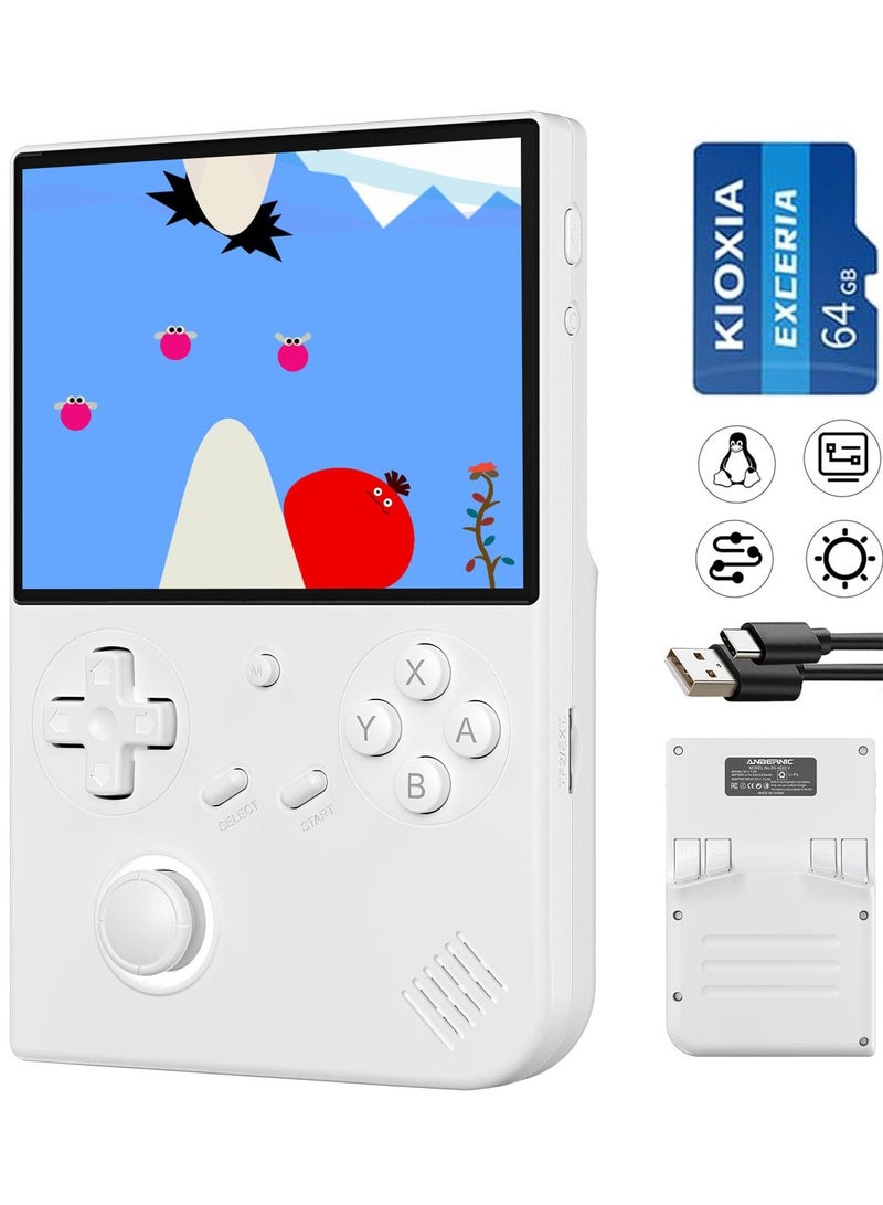 Portable Game Console RG40XXV with 4.0'' Screen & 64G TF Card Loaded with 5223 Games. Enjoy 5G WiFi, Bluetooth 4.2, Online Gaming, Streaming, and HDMI Support. Experience Retro Emulation on the RG40 - Image 1