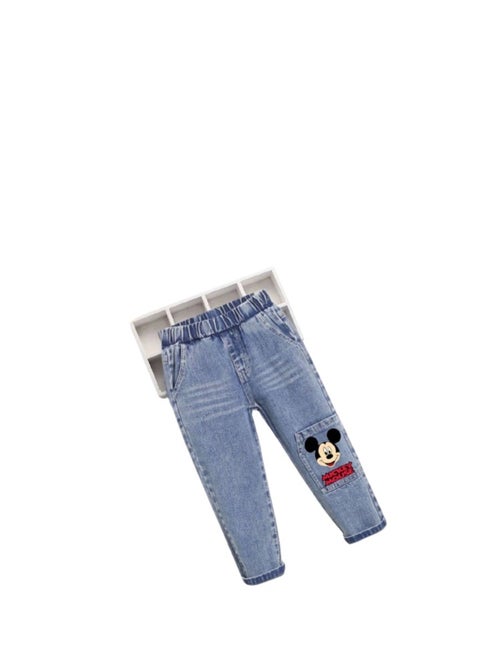 Boys' jeans drawn by Mickey