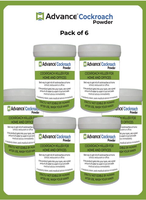 Advance Cockroach Bait Control Expert Powder 100g Pack of 6