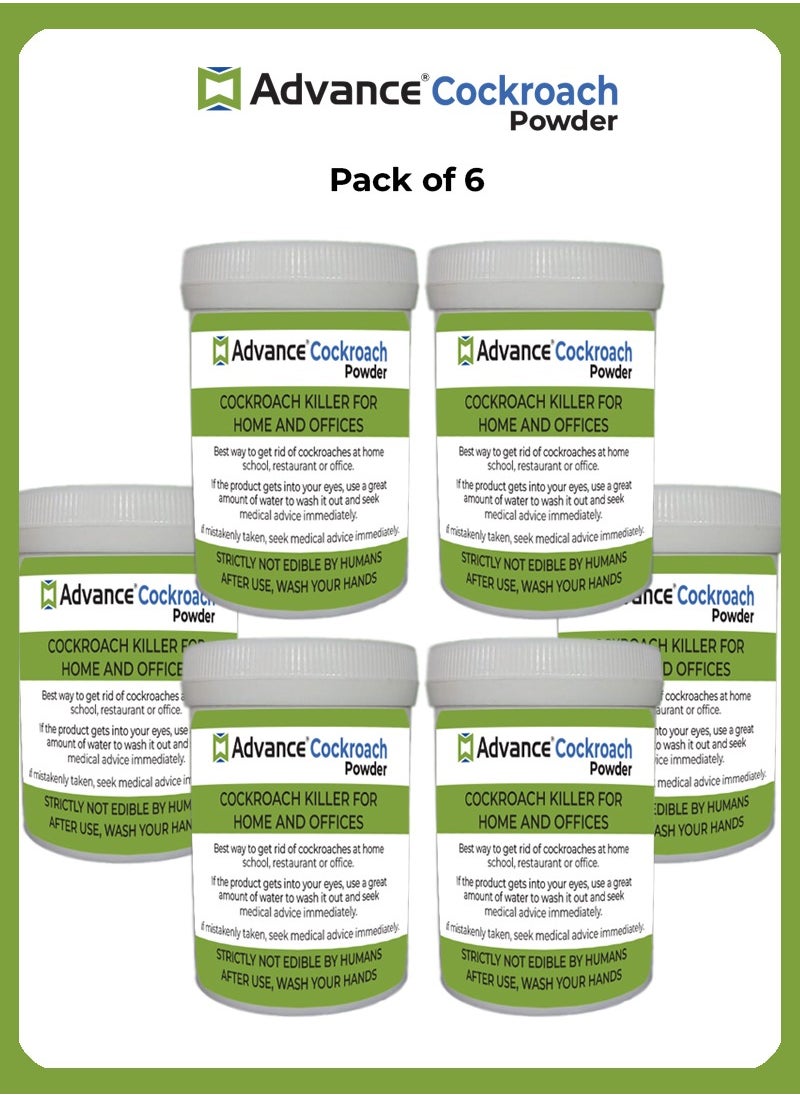 advance - Advance Cockroach Bait Control Expert Powder 100g Pack of 6 - Image 1