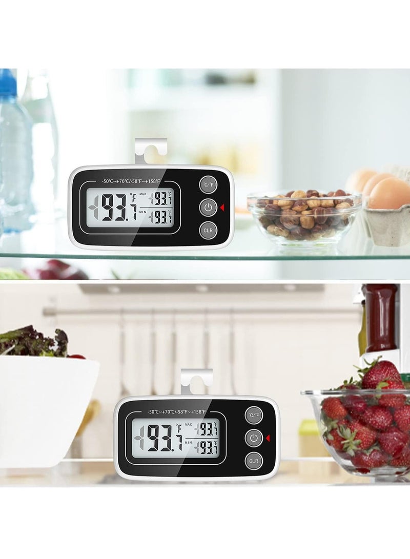 إي سي في في Household freezer refrigerator temperature detector, liquid crystal display indoor thermometer, freezer medicine vaccine kitchen sample hanging temperature display - Image 5