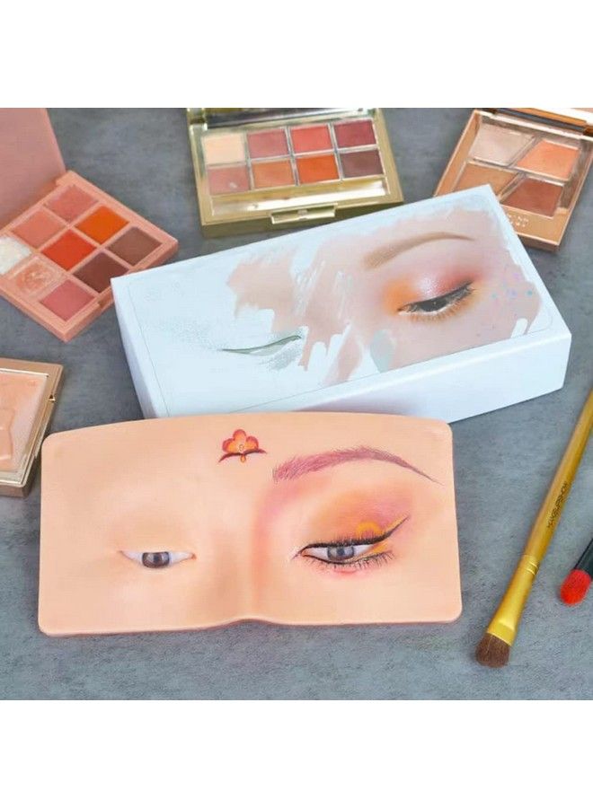 COSLUXE Makeup Practice Face Board Face Dummy Silicone Makeup Face Practice Skin Boardfor Makeup Practice Mask Skin Face Eye Makeup Practice For Beginner Makeup Artist The Perfect Makeup (Skin 1 Pcs)  - Image 5