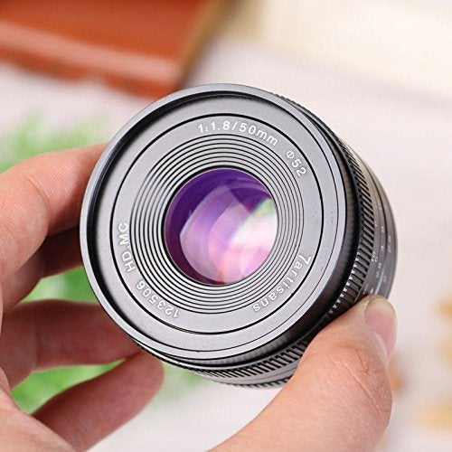 7artisans 50mm F1.8 Fuji X Mount Prime Portrait Lens for Fuji X Mount APS-C Mirrorless Cameras - Manual Focus Fixed (Black) - Image 5