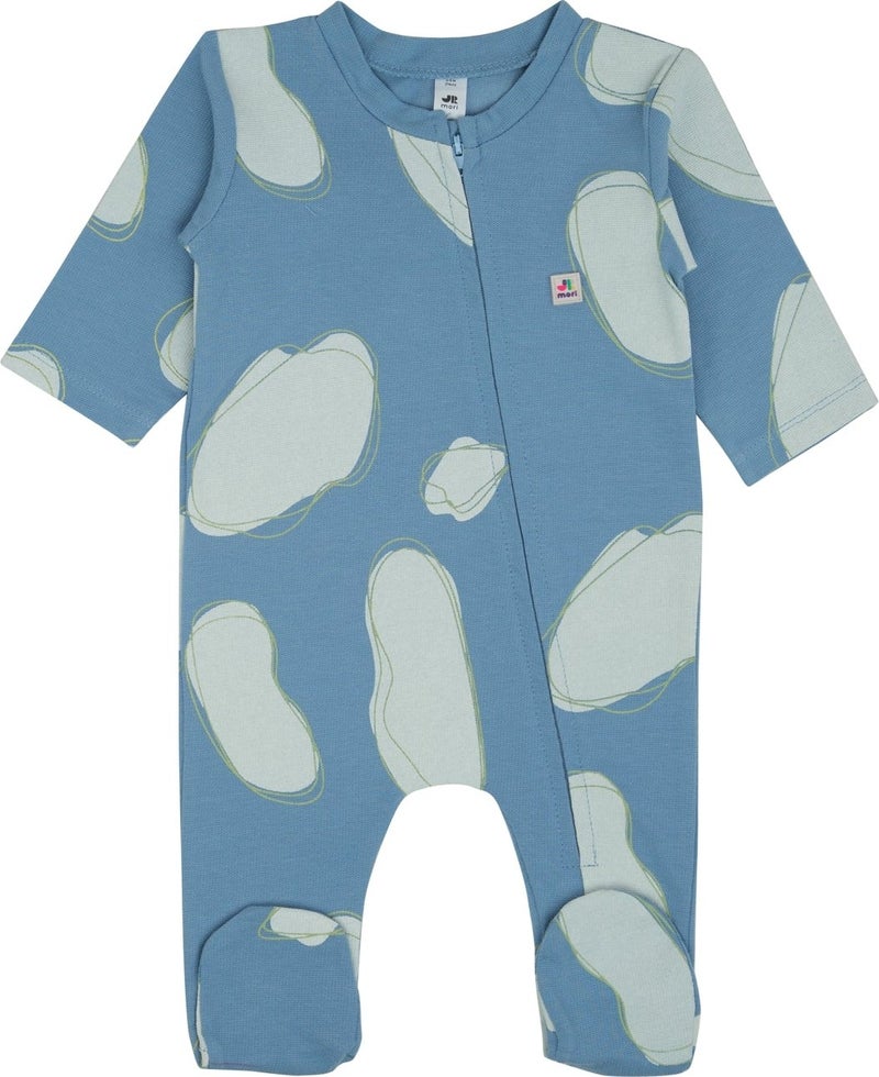 Jrmori Cloud Printed Halter Zipper Jumpsuit  - Image 1