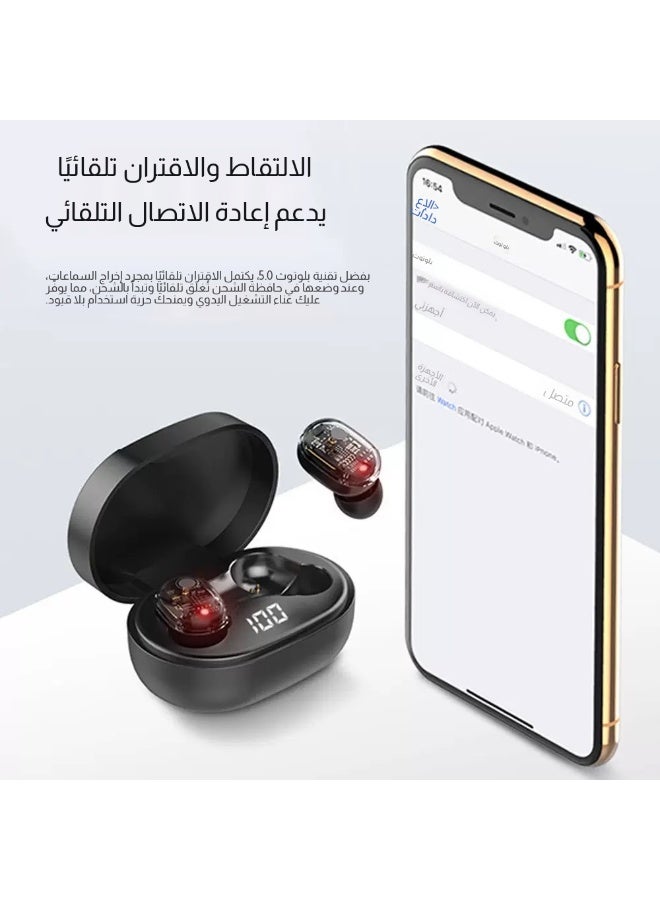 Mini TWS Bluetooth In-Ear Earbuds, Touch Control Sweatproof HiFi Stereo Headphones with Portable Charging Case - Image 4