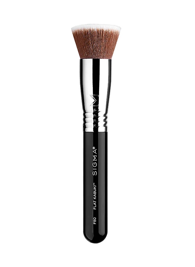 SIGMA F80 Flat Top Kabuki Brush Black/Silver - Image 1
