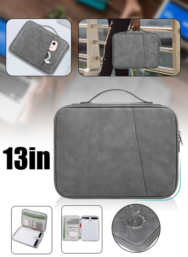 Leon Home 12.9-13 Inch Waterproof Laptop Bag, Tablet Case, Compatible with iPad Pro 12.9 M2 2022/2021/2020/2018/Pro 12.9 2017, Surface Laptop Go 12.4 Inch and Galaxy Tab S8+ 12.4 Inch. - Image 1